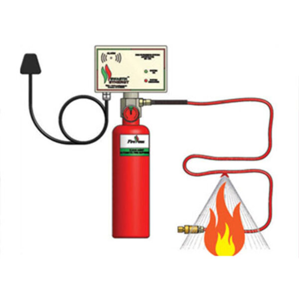 Fire Tube Detection and Suppression System